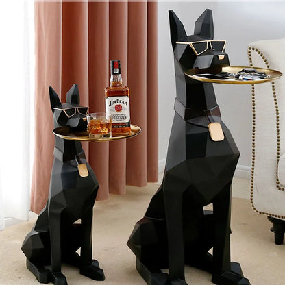 Sculpture de Doberman