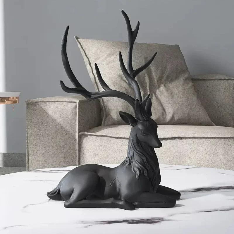 Elegant Reindeer Sculpture