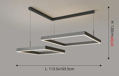 Multi-Squares Pendant Light